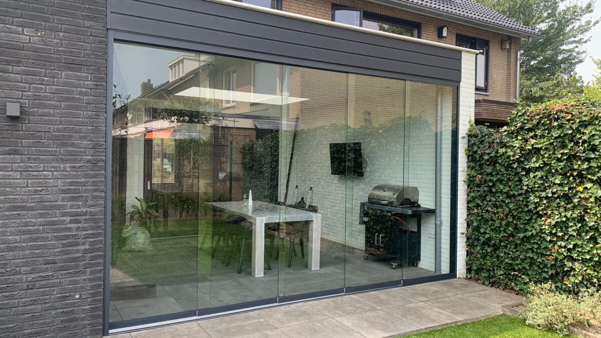 Glazen Schuifwand in Heers